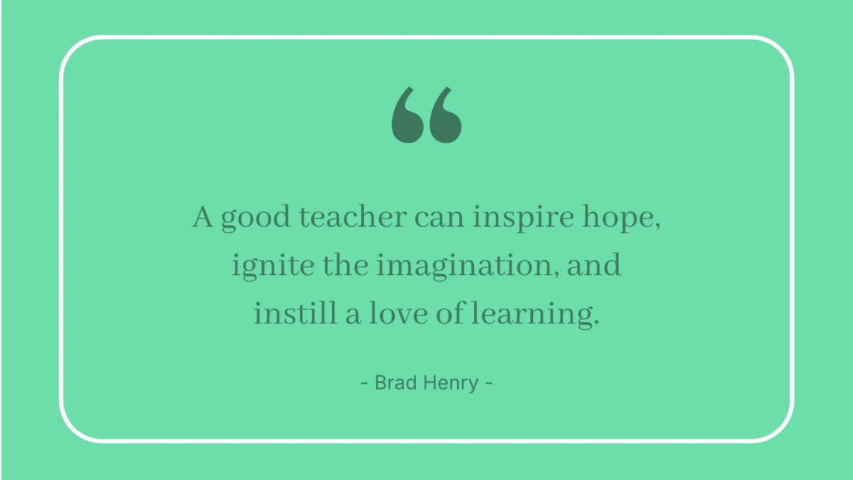 Free World Teachers' Day Minitheme Template to Edit Online