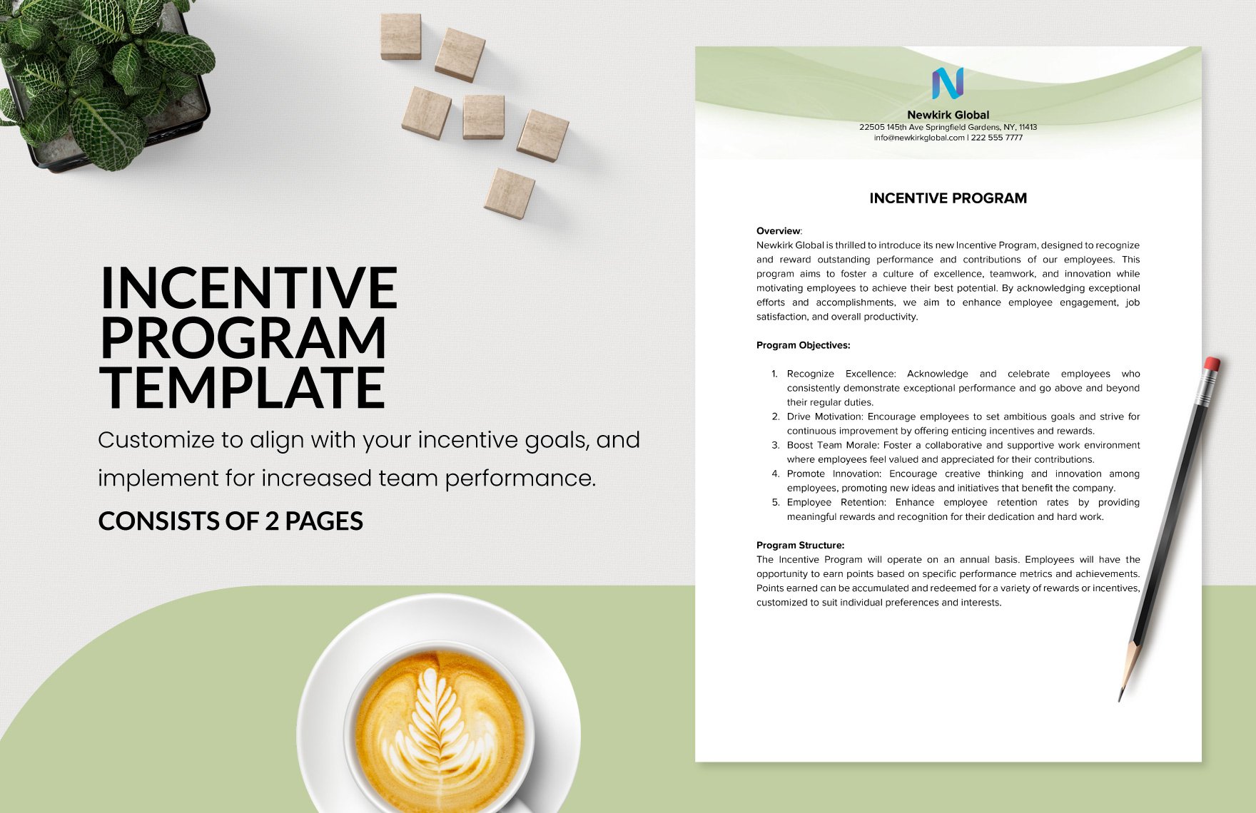 Incentive Program Template in Word, Google Docs, PDF, Apple Pages