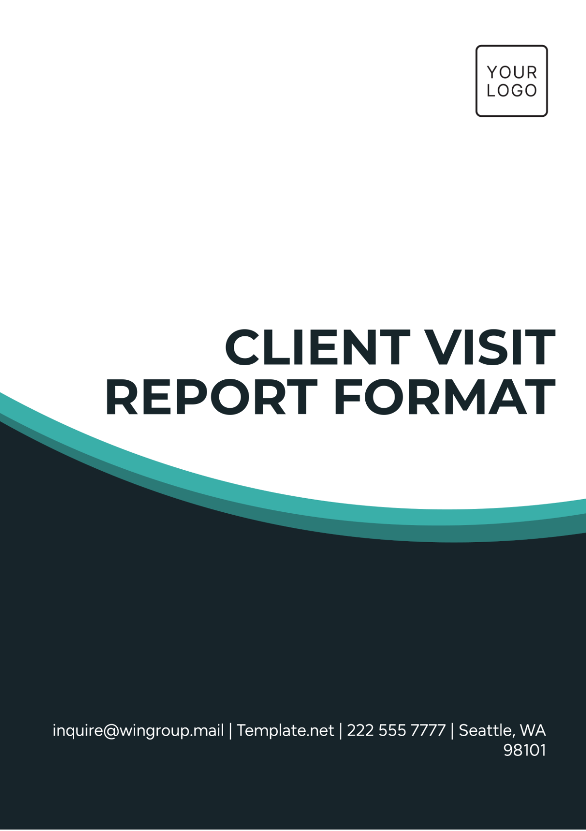 Client Visit Report Format Template - Edit Online & Download