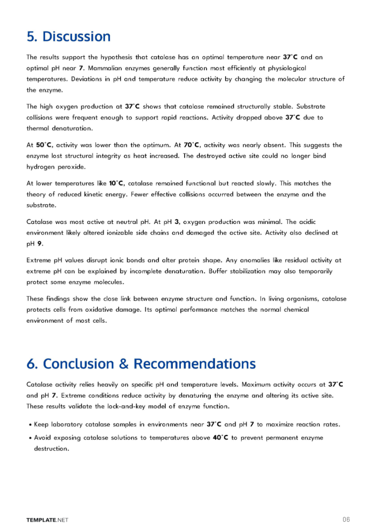 Free Scientific Report Template to Edit Online