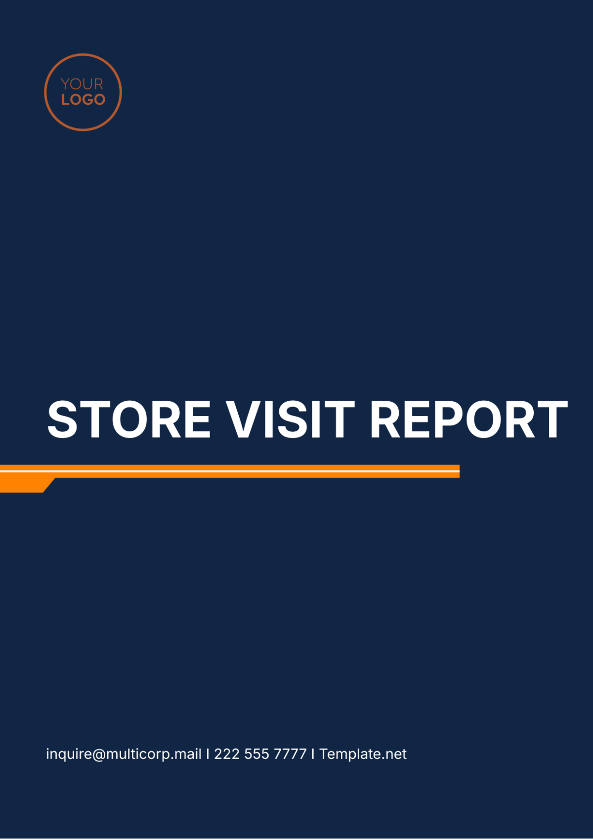 Store Visit Report Template - Edit Online & Download