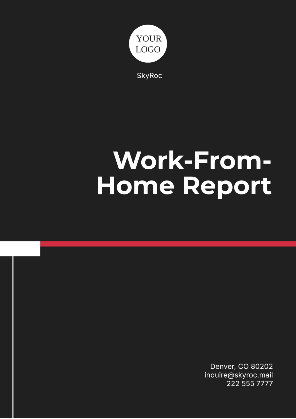 Work-From-Home Report Template - Edit Online & Download