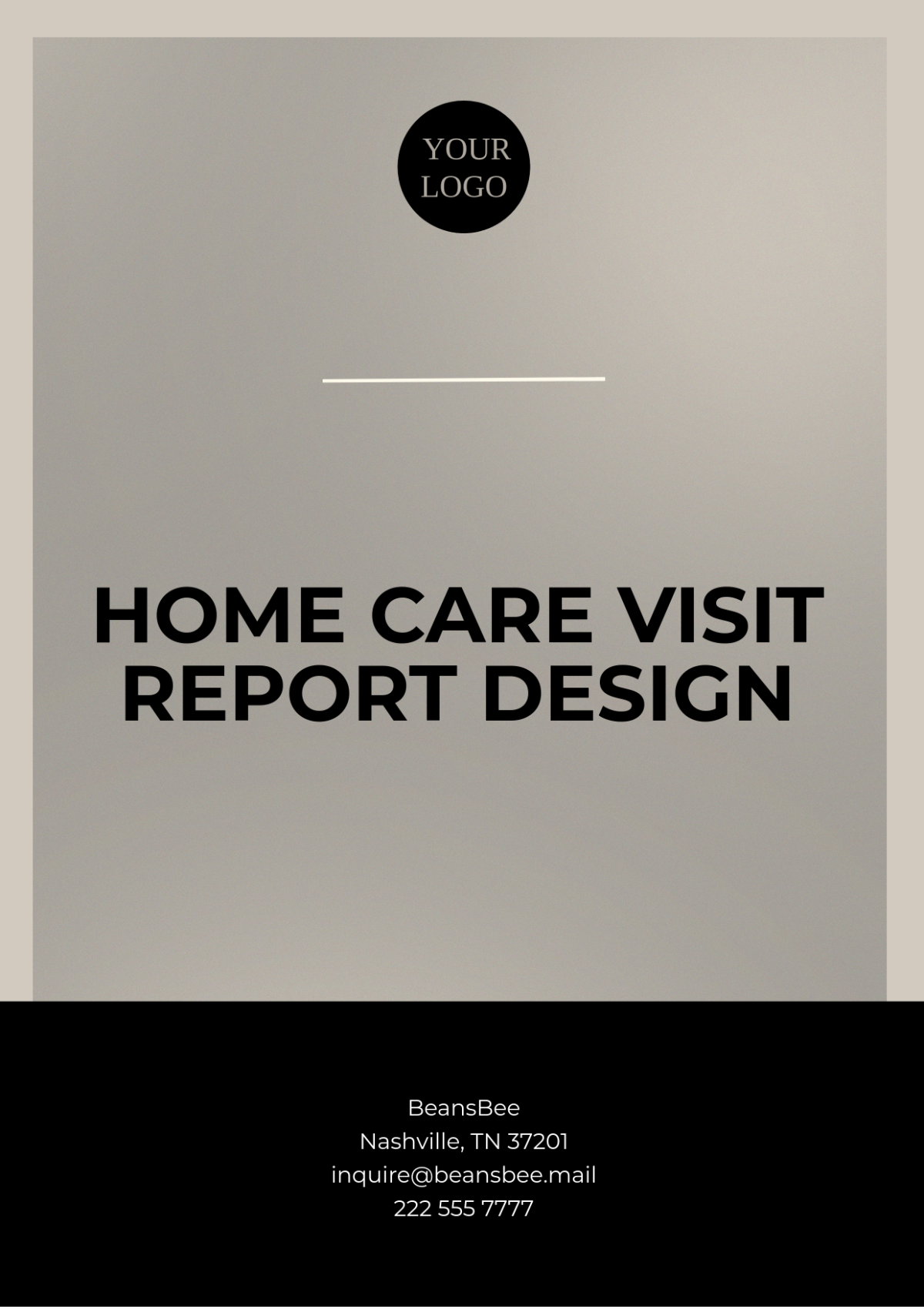 Home Care Visit Report Design Template - Edit Online & Download