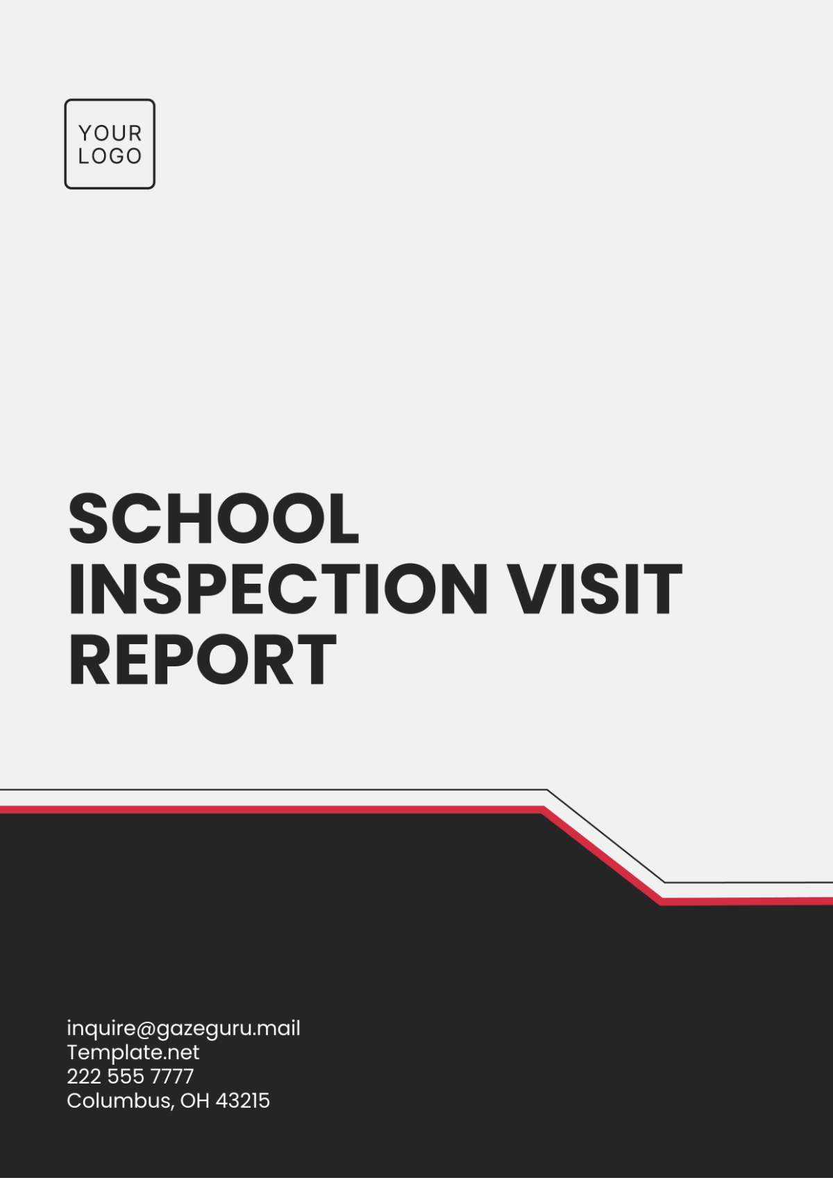 School Inspection Visit Report Template - Edit Online & Download