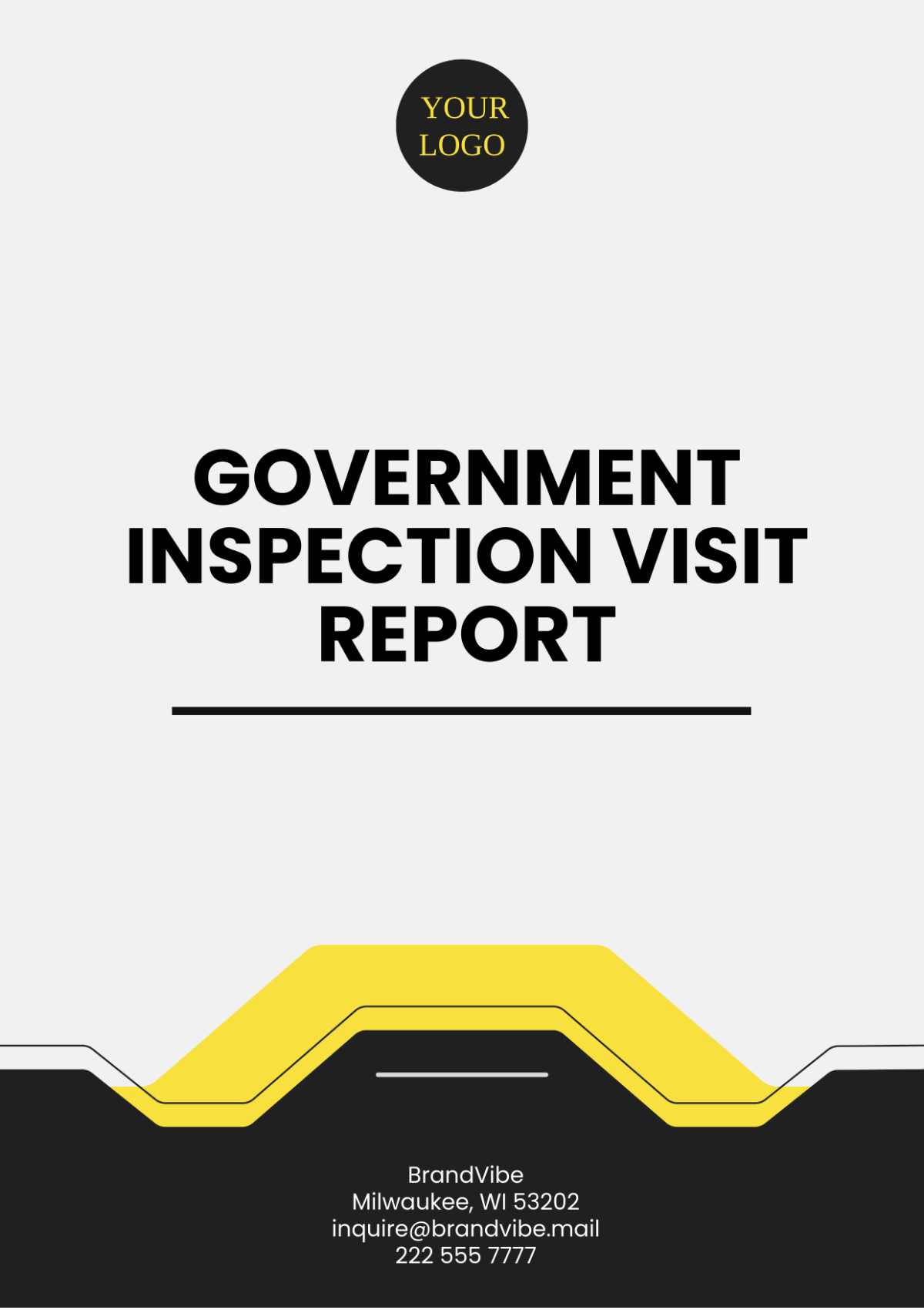 Government Inspection Visit Report Template - Edit Online & Download