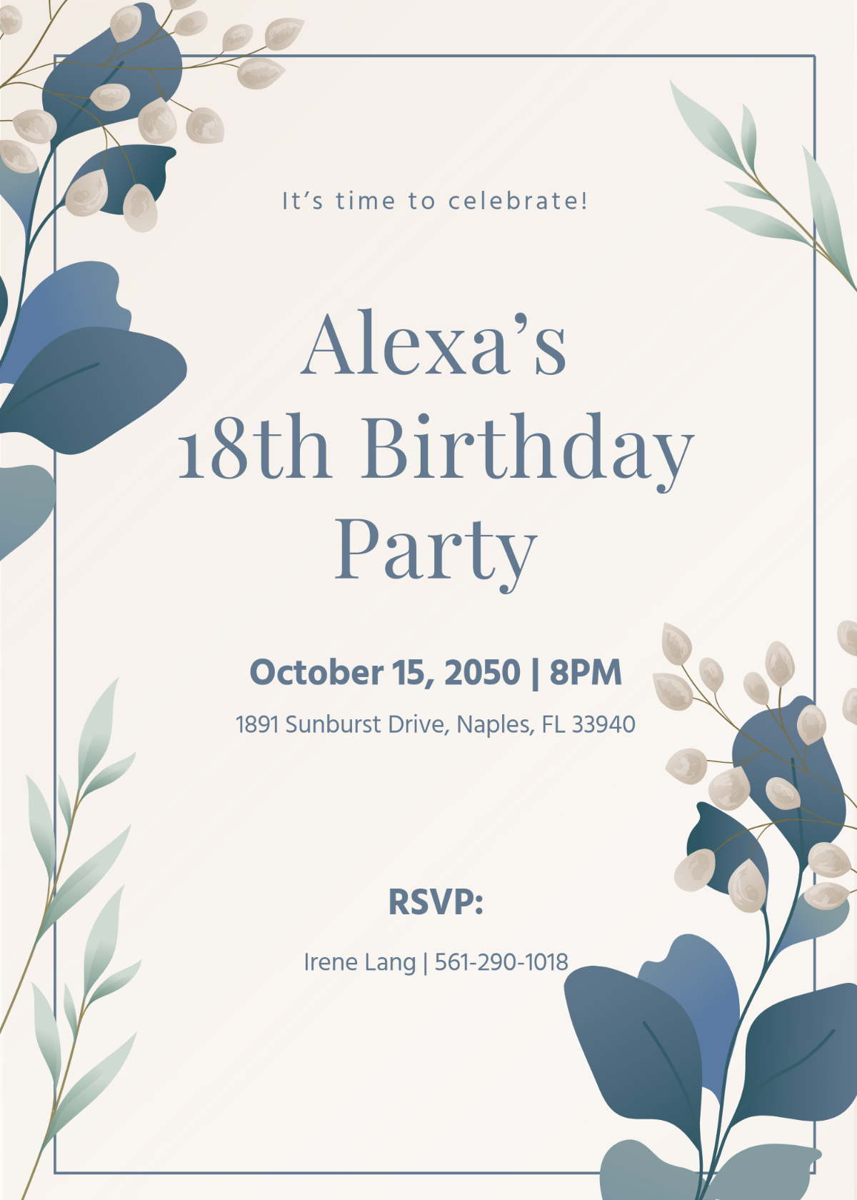 Creative Party Invitation Template