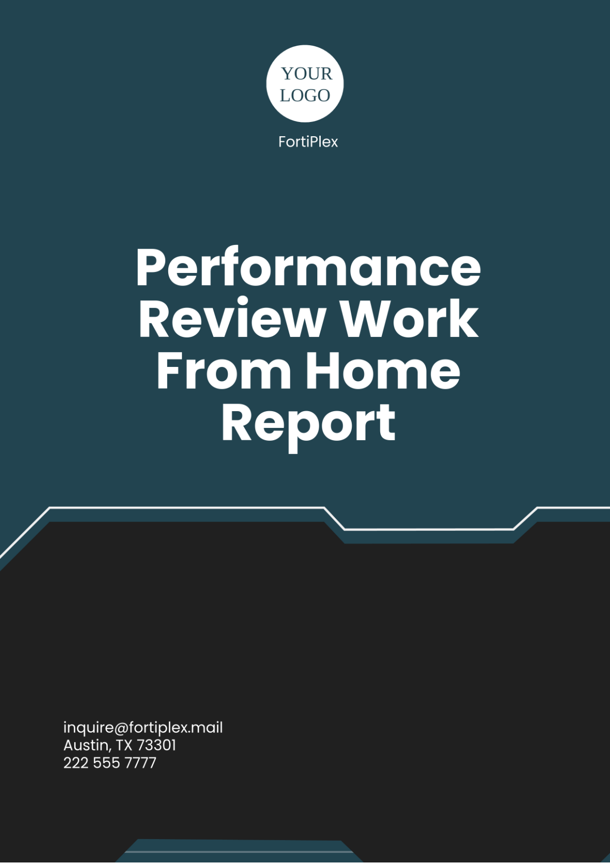 Performance Review Work From Home Report Template - Edit Online & Download