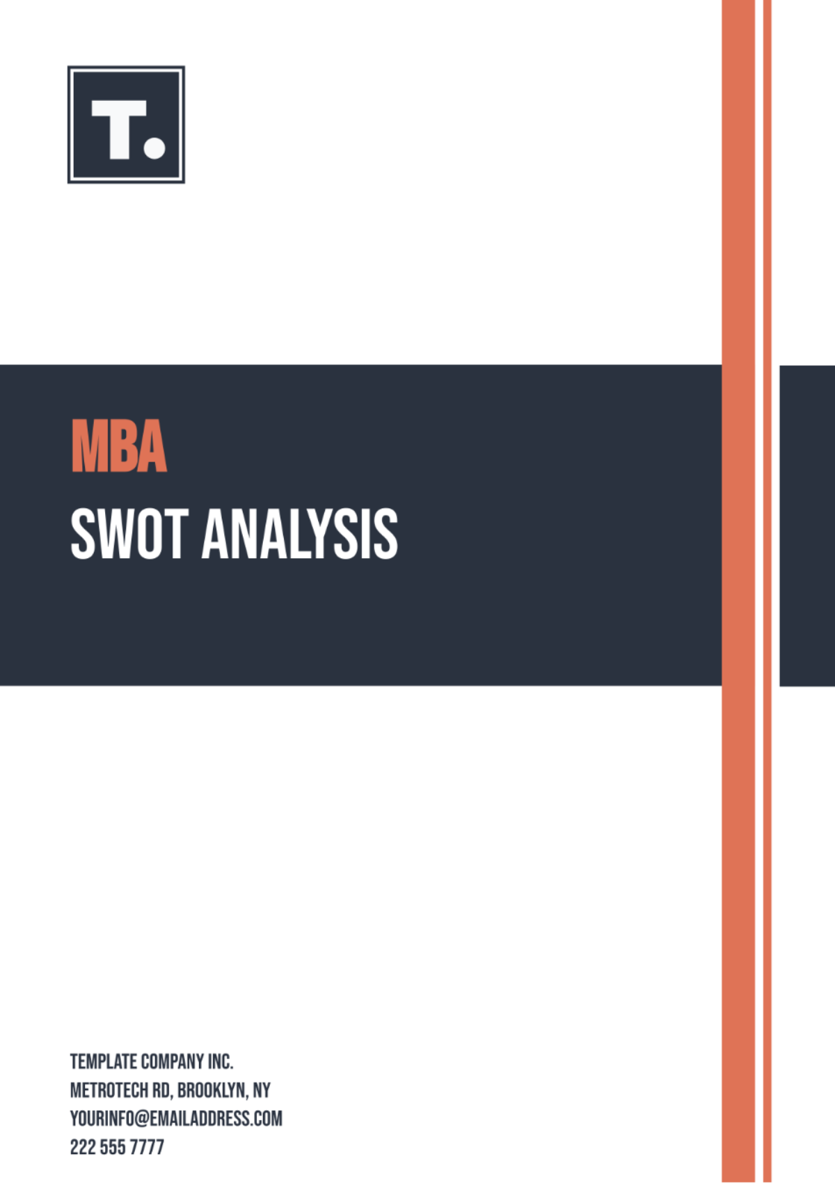 MBA SWOT Analysis Template - Edit Online & Download