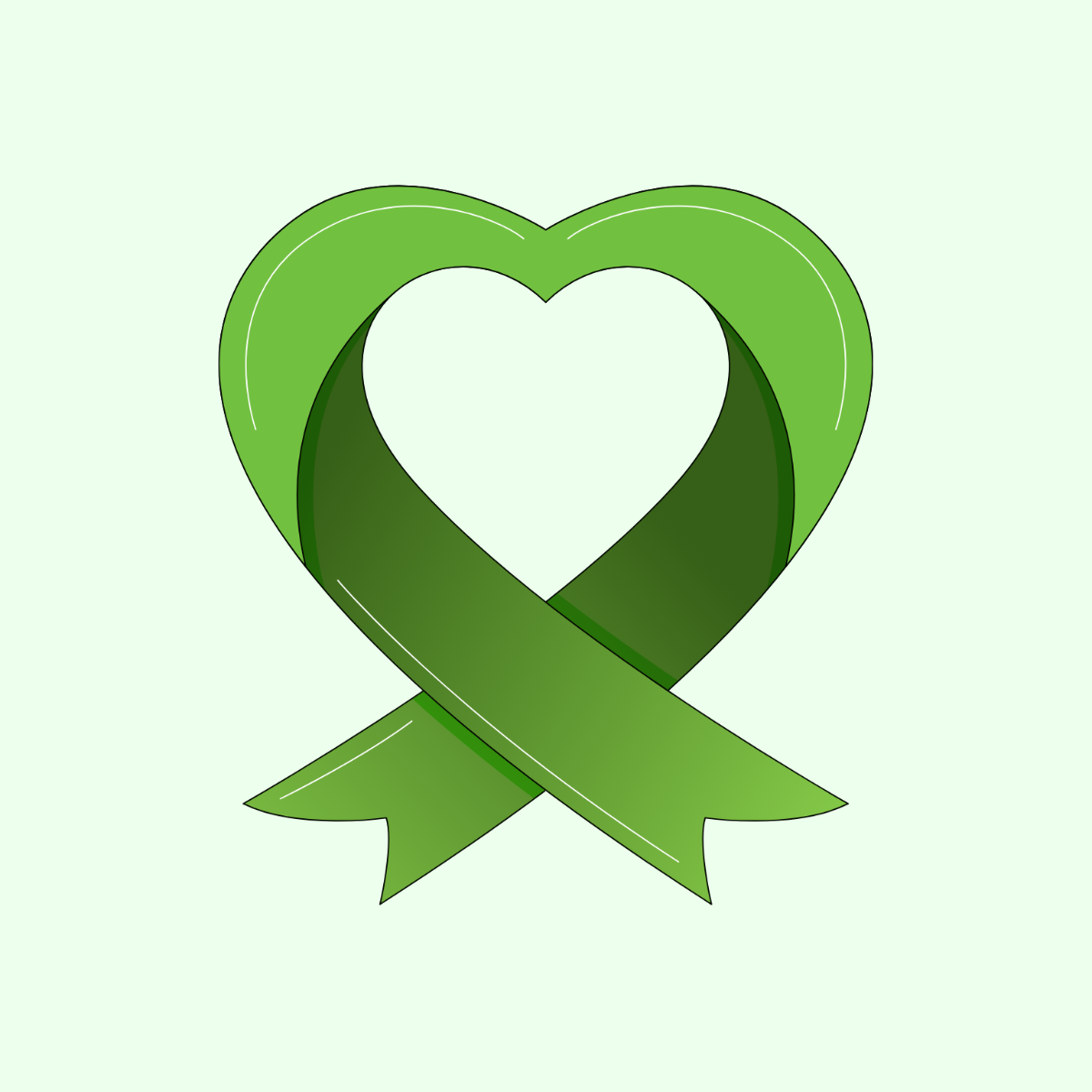 World Mental Health Day Ribbon Template - Edit Online & Download