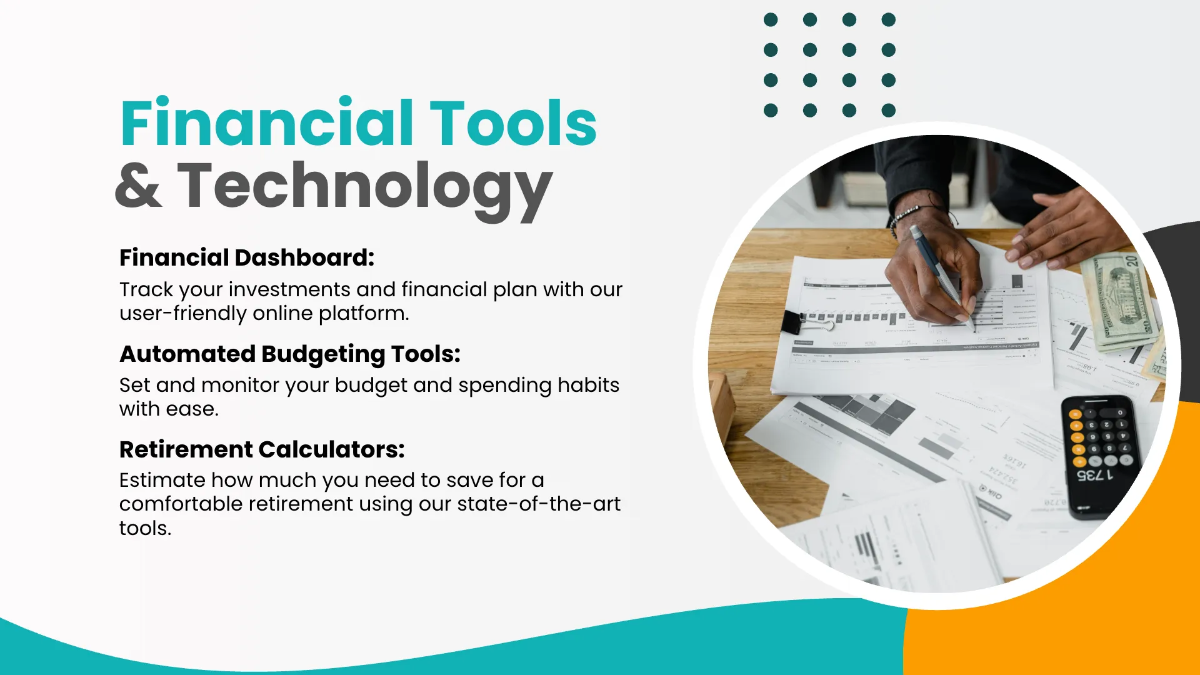 Free Financial Advisor Presentation Template to Edit Online