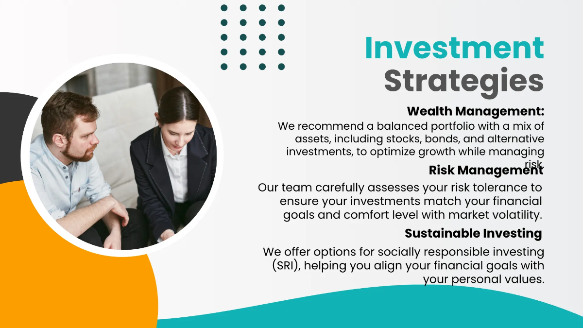 Free Financial Advisor Presentation Template to Edit Online