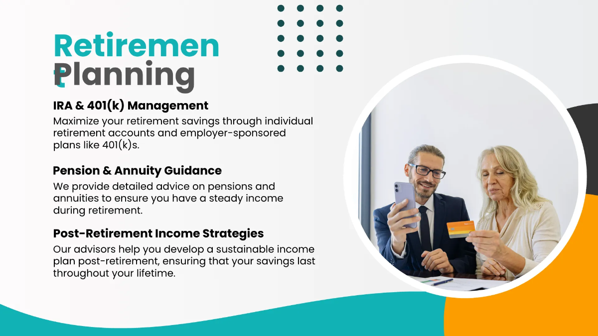 Free Financial Advisor Presentation Template to Edit Online