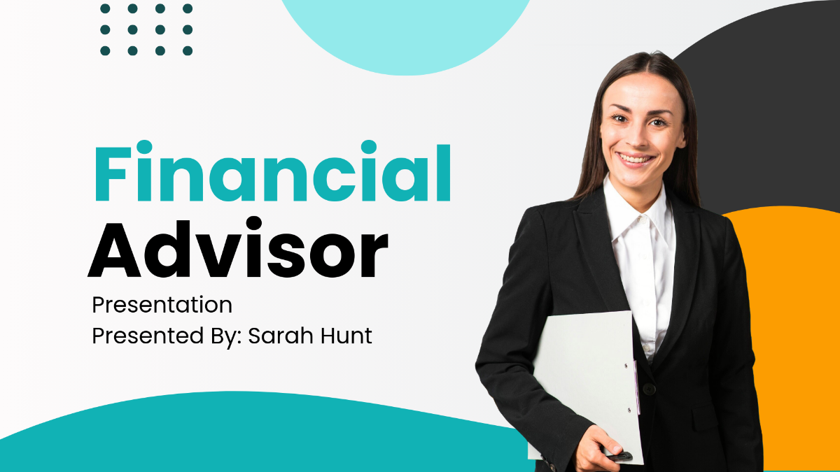 Financial Advisor Presentation Template - Edit Online & Download