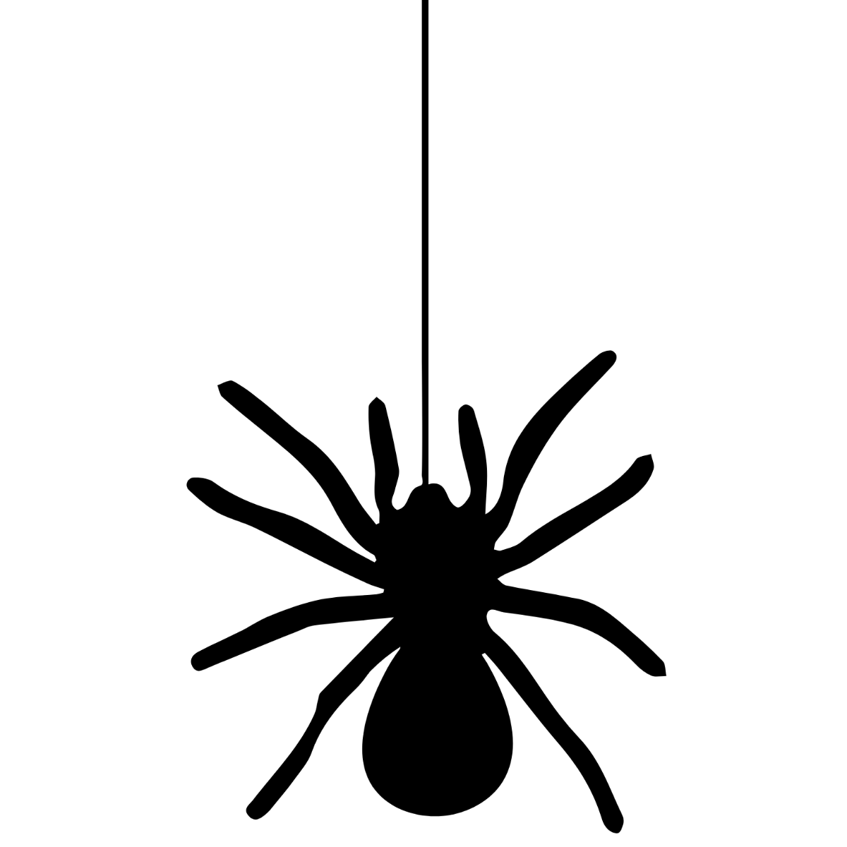 Hand-Drawn Spider Clipart