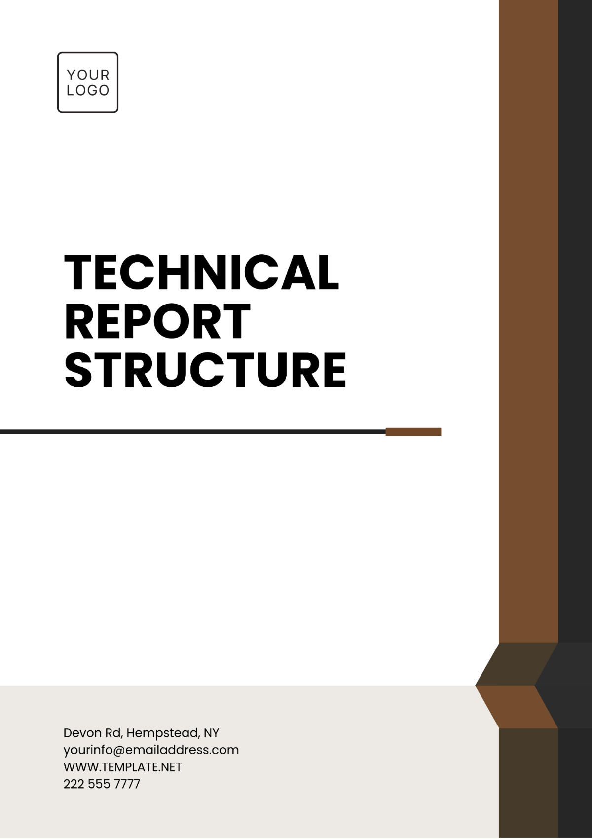 Technical Report Structure Template