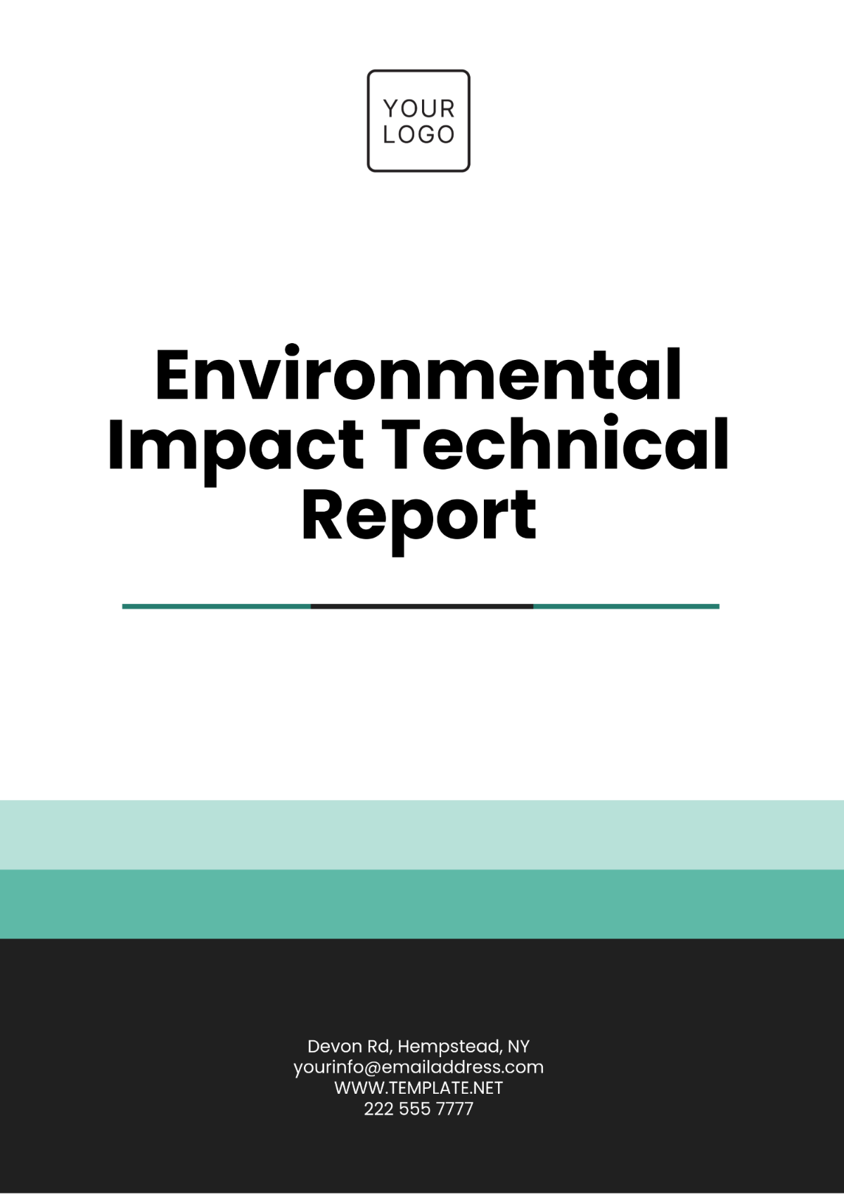 Environmental Impact Technical Report Template