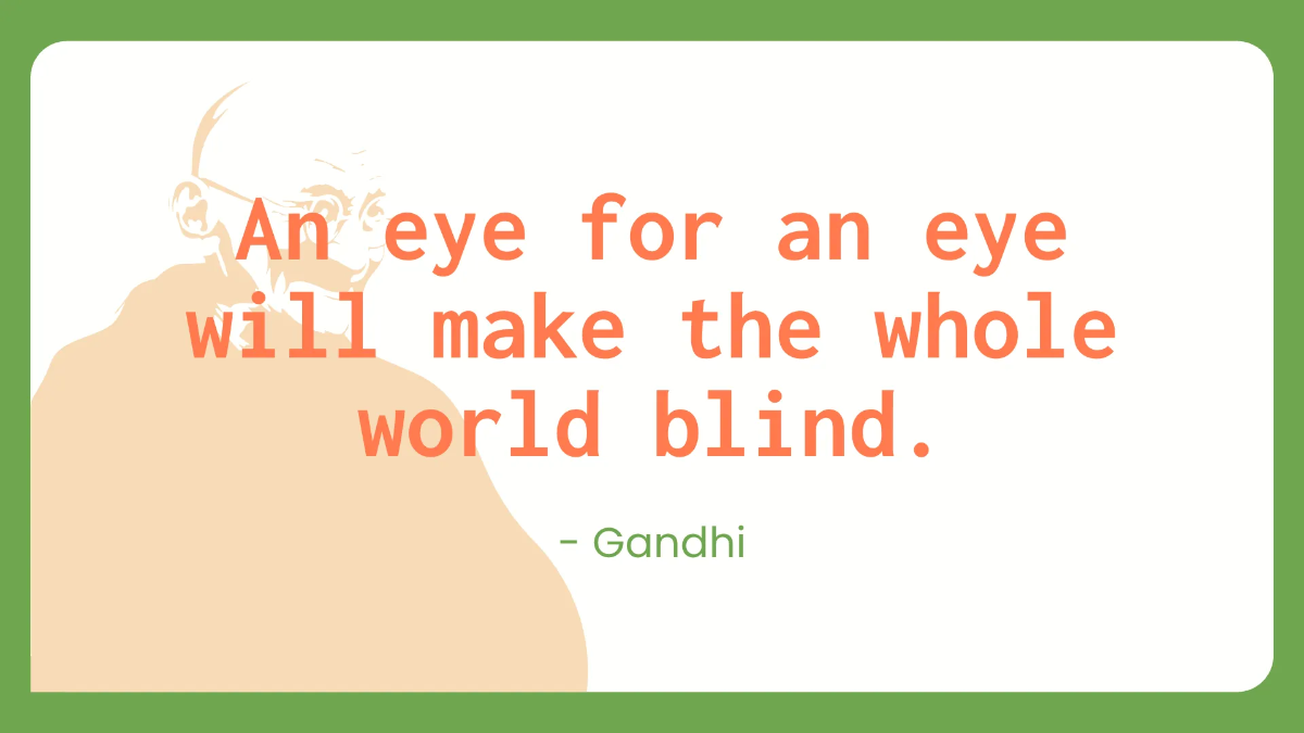 Free Gandhi Jayanti Presentation Template to Edit Online
