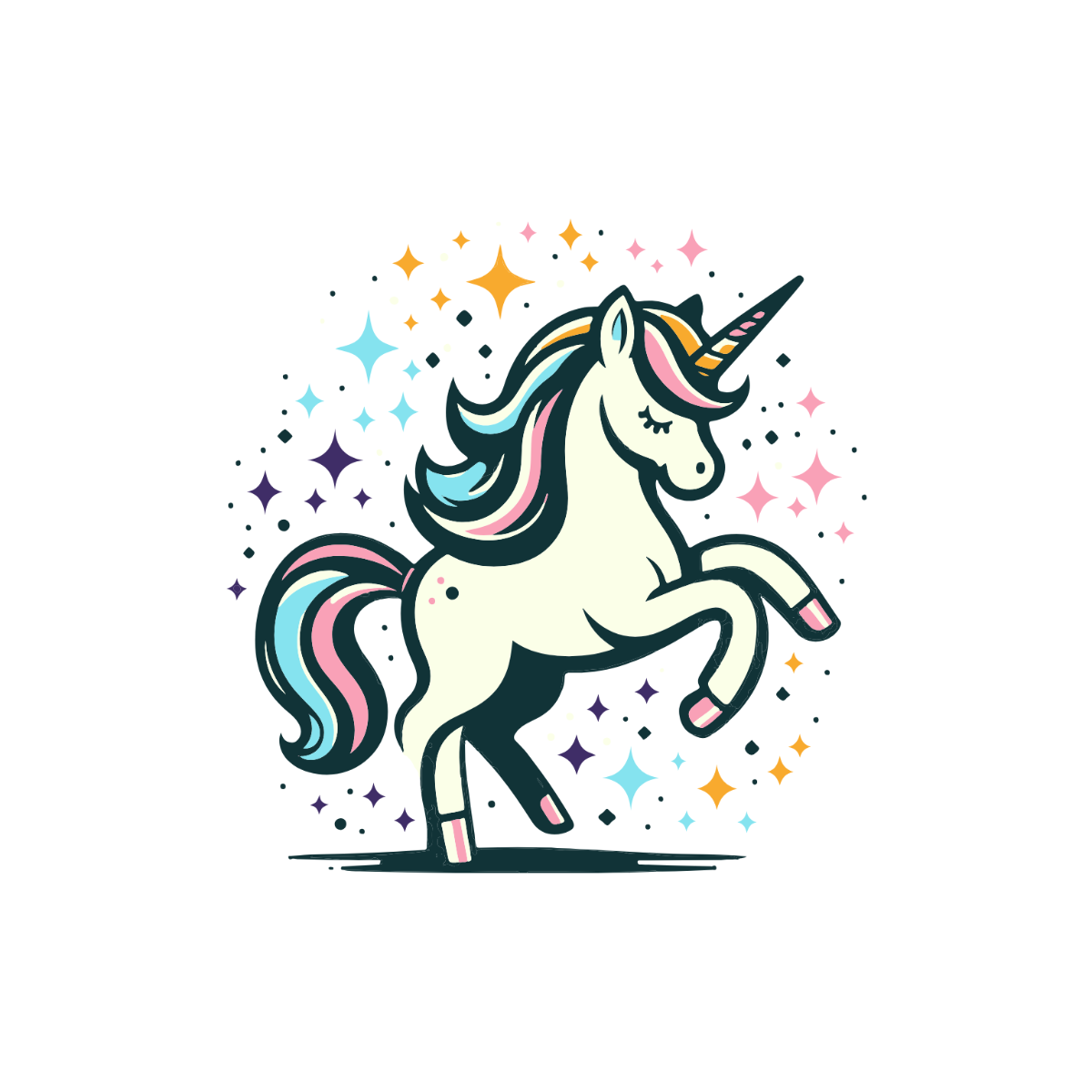 Magical Unicorn Clipart