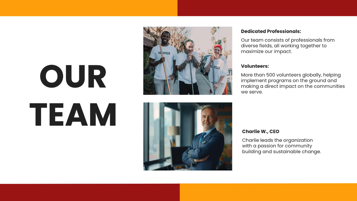 Free Charity Presentation Template to Edit Online