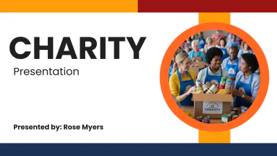 Free Charity Presentation Template to Edit Online