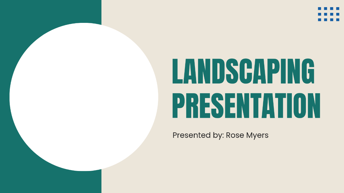 Landscaping Presentation Template - Download | Template.net