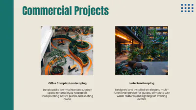 Free Landscaping Presentation Template to Edit Online