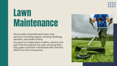 Free Landscaping Presentation Template to Edit Online