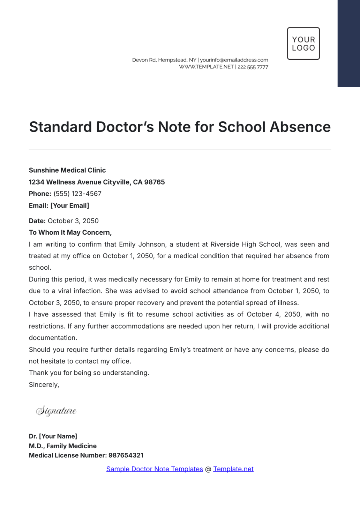FREE Note Templates & Examples Edit Online & Download(01)