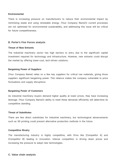 Free MBA Report Template to Edit Online
