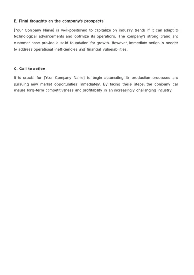 Free MBA Report Template to Edit Online