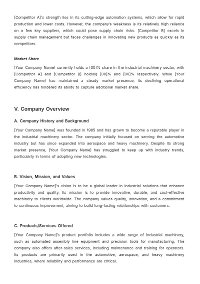 Free MBA Report Template to Edit Online