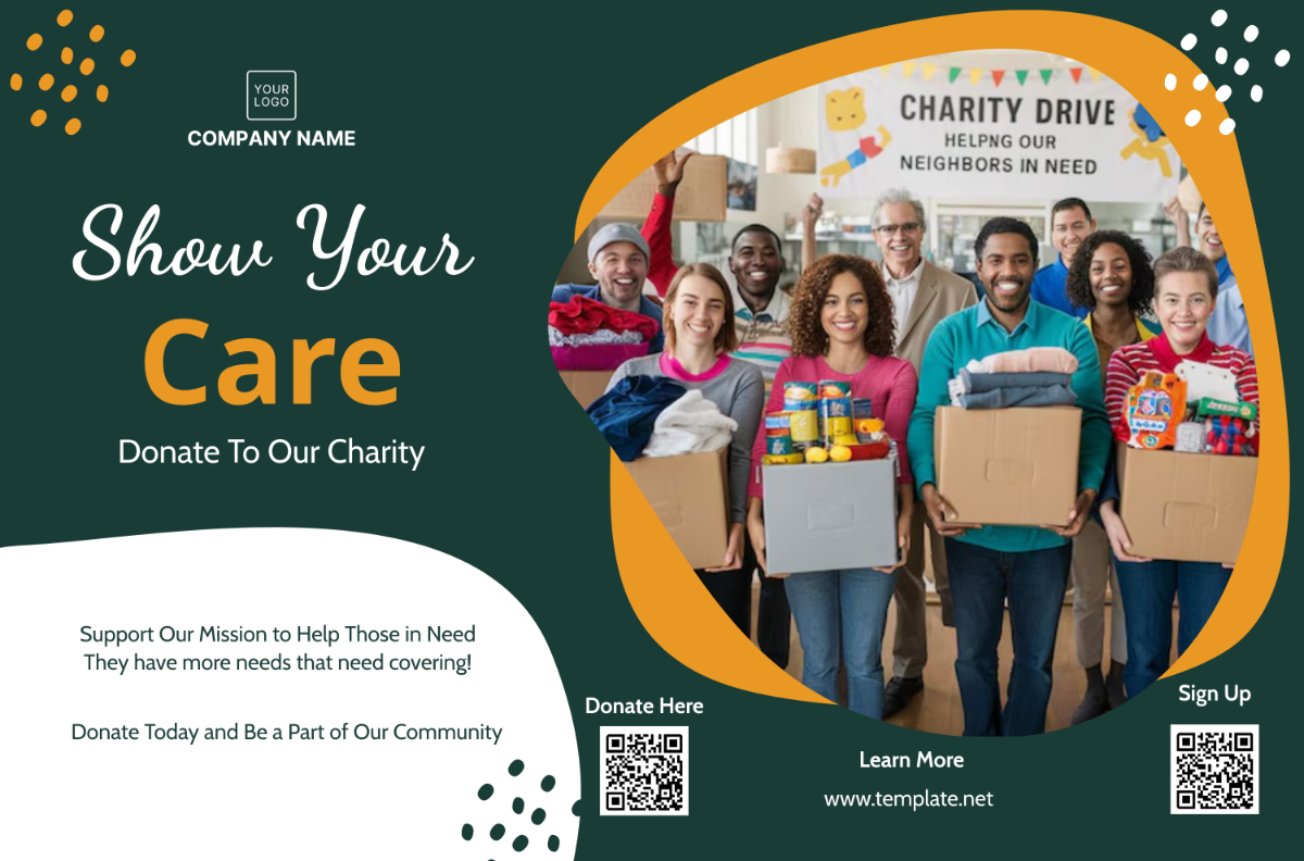 Free Charity Banner Template