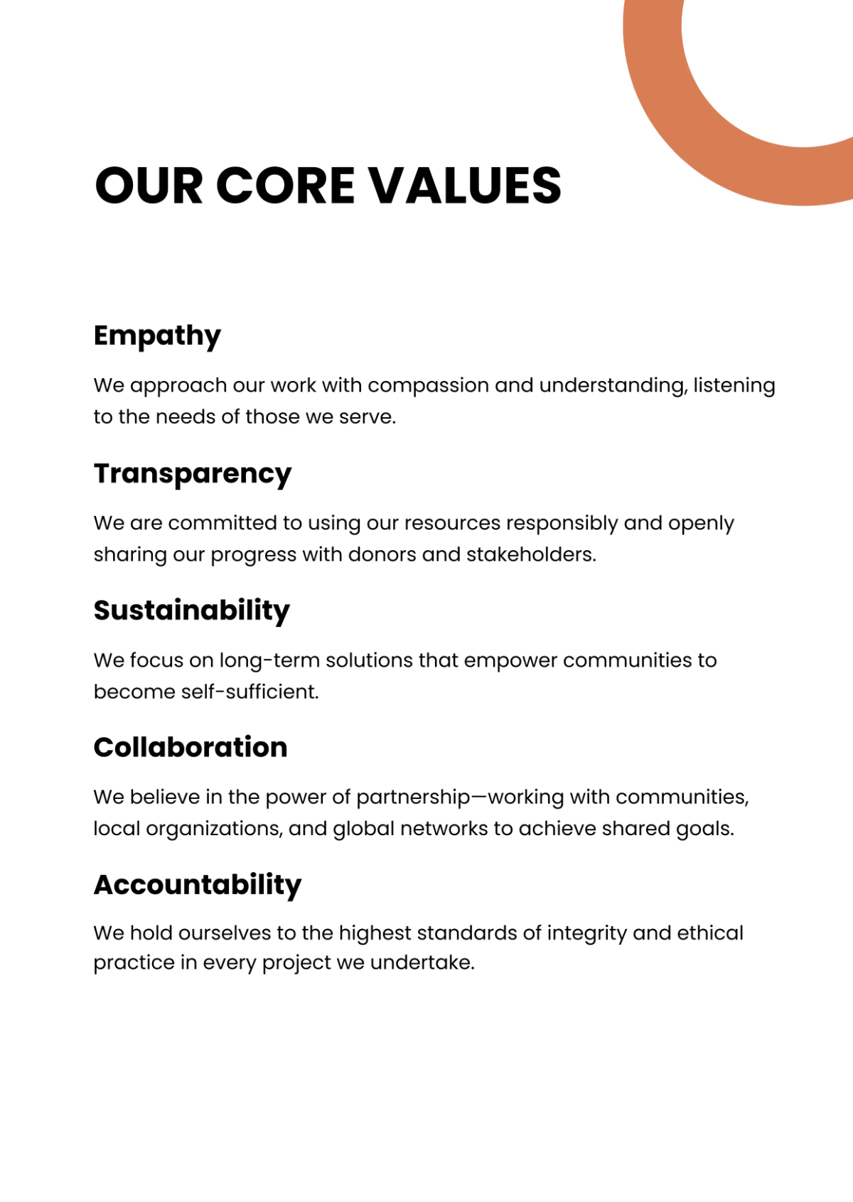 Free Charity Profile Template to Edit Online Free Charity Profile Template to Edit Online