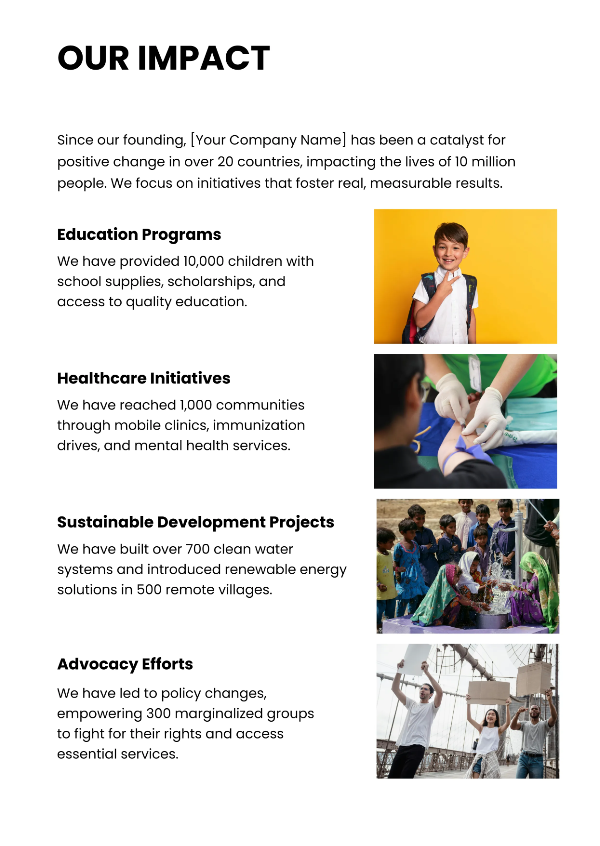 Free Charity Profile Template to Edit Online Free Charity Profile Template to Edit Online