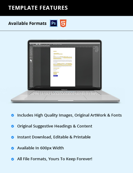 New Employee Announcement Email Template PSD Template