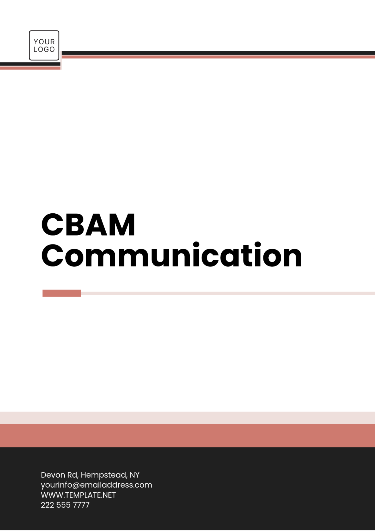 CBAM Communication Template