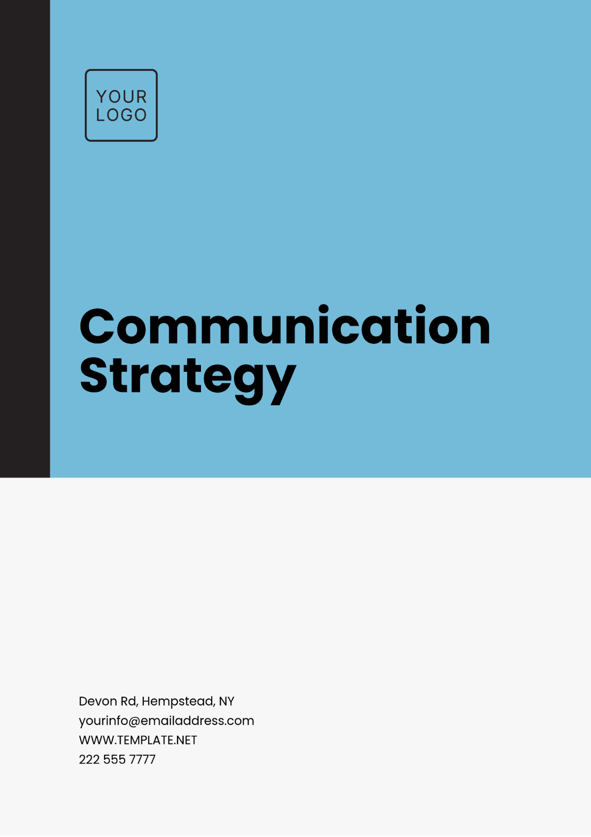 Communication Strategy Template