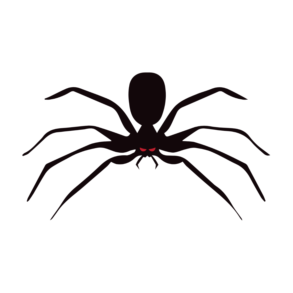 Scary Spider Clipart