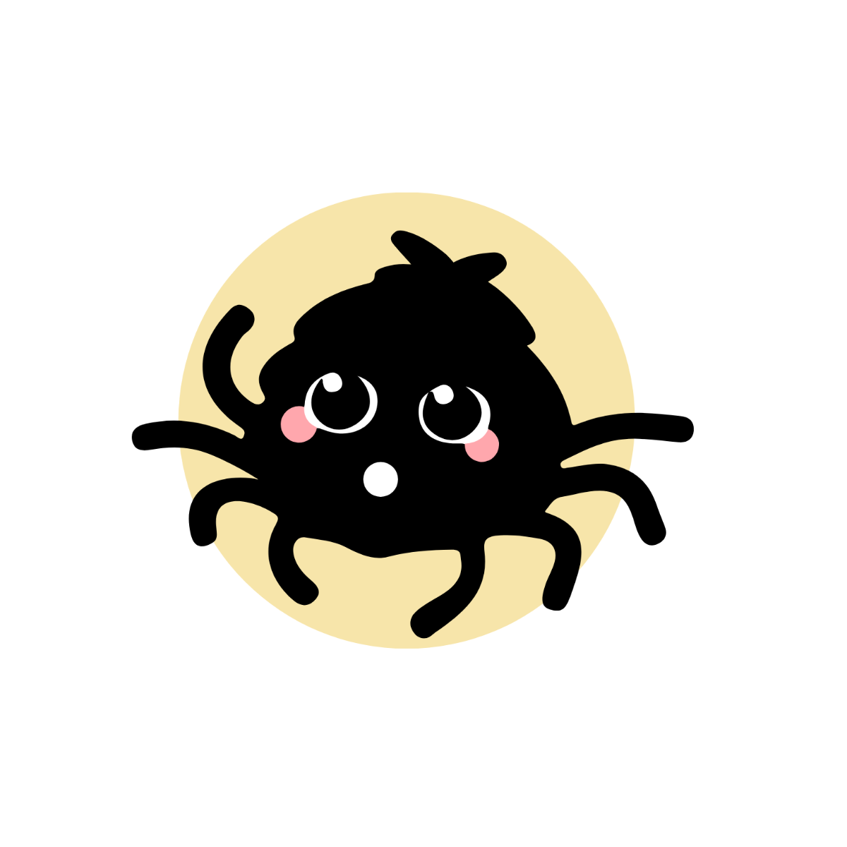 Cute Spider Clipart - Edit Online | Template.net