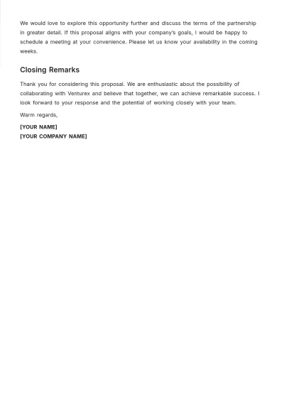 Free Partnership Communication Template to Edit Online