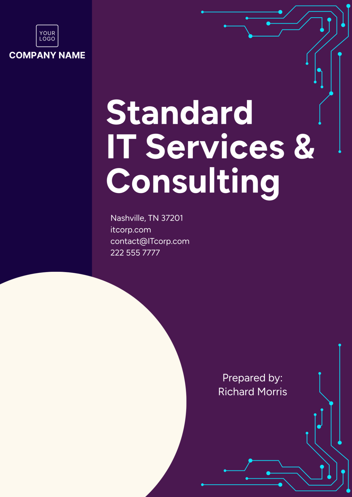 Standard IT Services & Consulting Cover Page