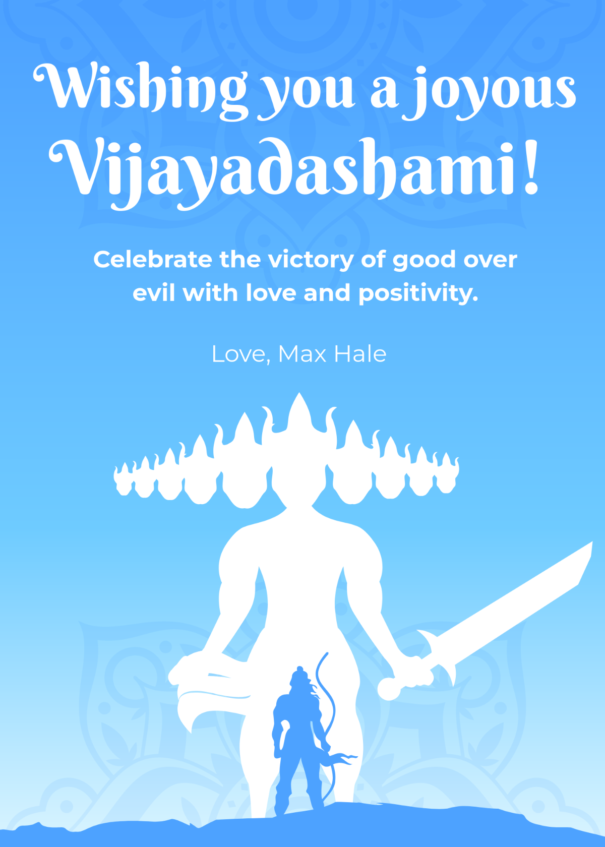 Vijayadashami Template - Edit Online & Download