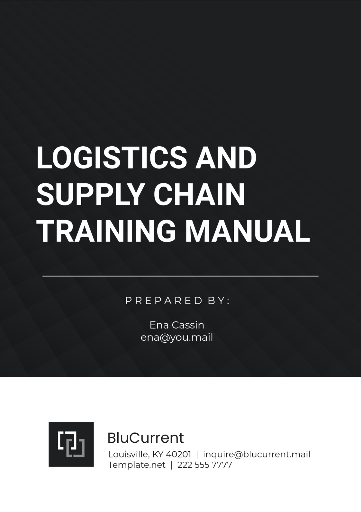 Logistics and Supply Chain Training Manual Template - Edit Online & Download