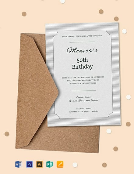 8 FREE Formal Invitation Templates Download Ready Made Samples 