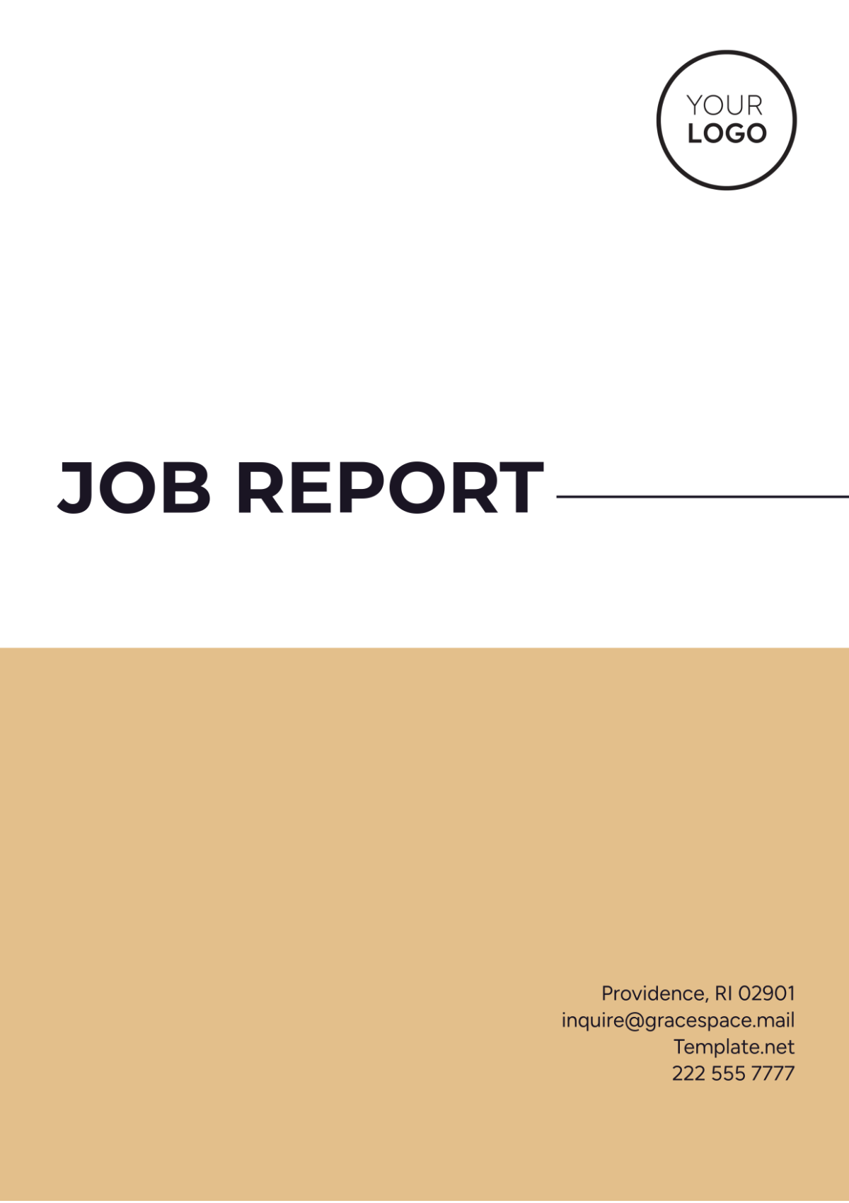 Job Report Template - Edit Online & Download