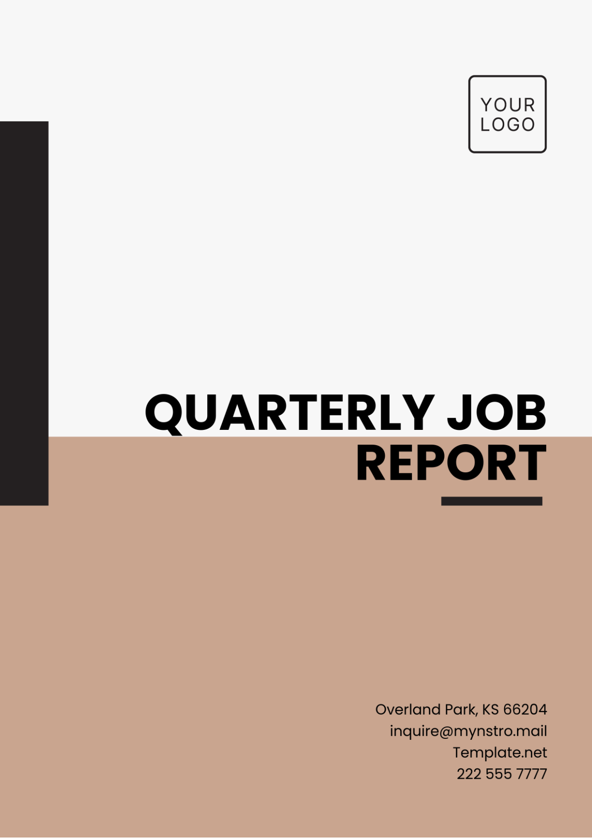 Quarterly Job Report Template - Edit Online & Download