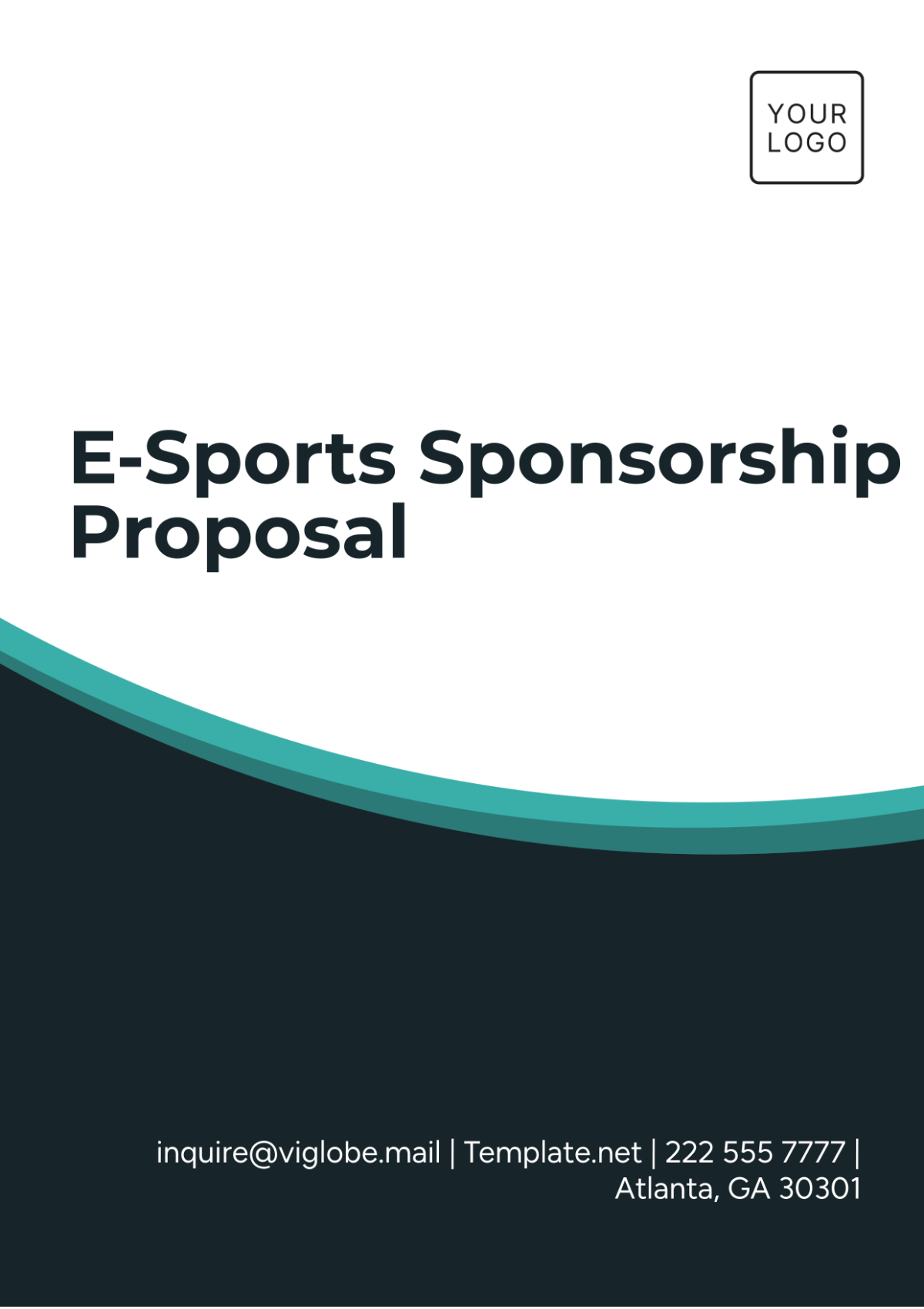 E-Sports Sponsorship Proposal Template - Edit Online & Download