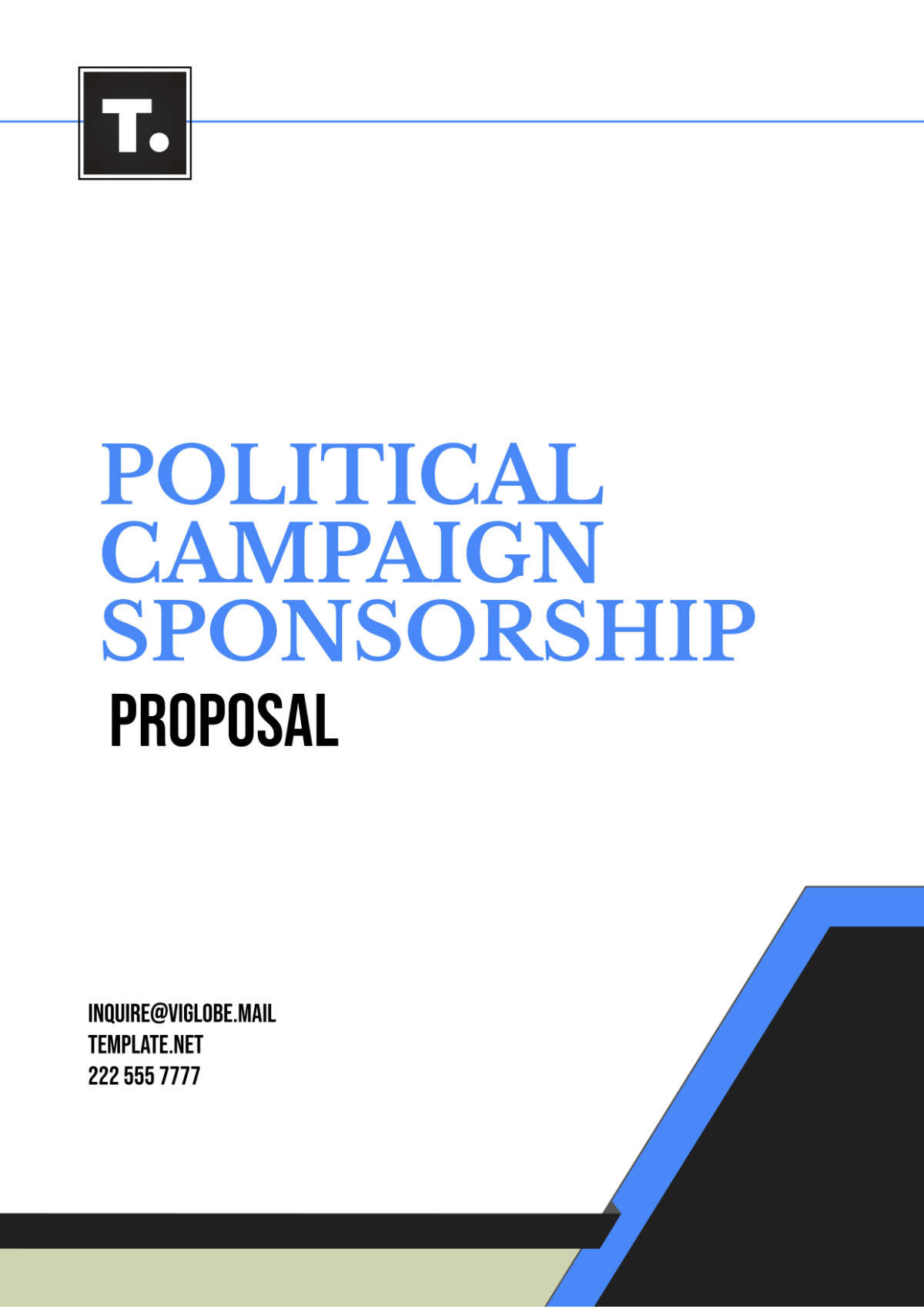 Political Campaign Sponsorship Proposal Template - Edit Online & Download