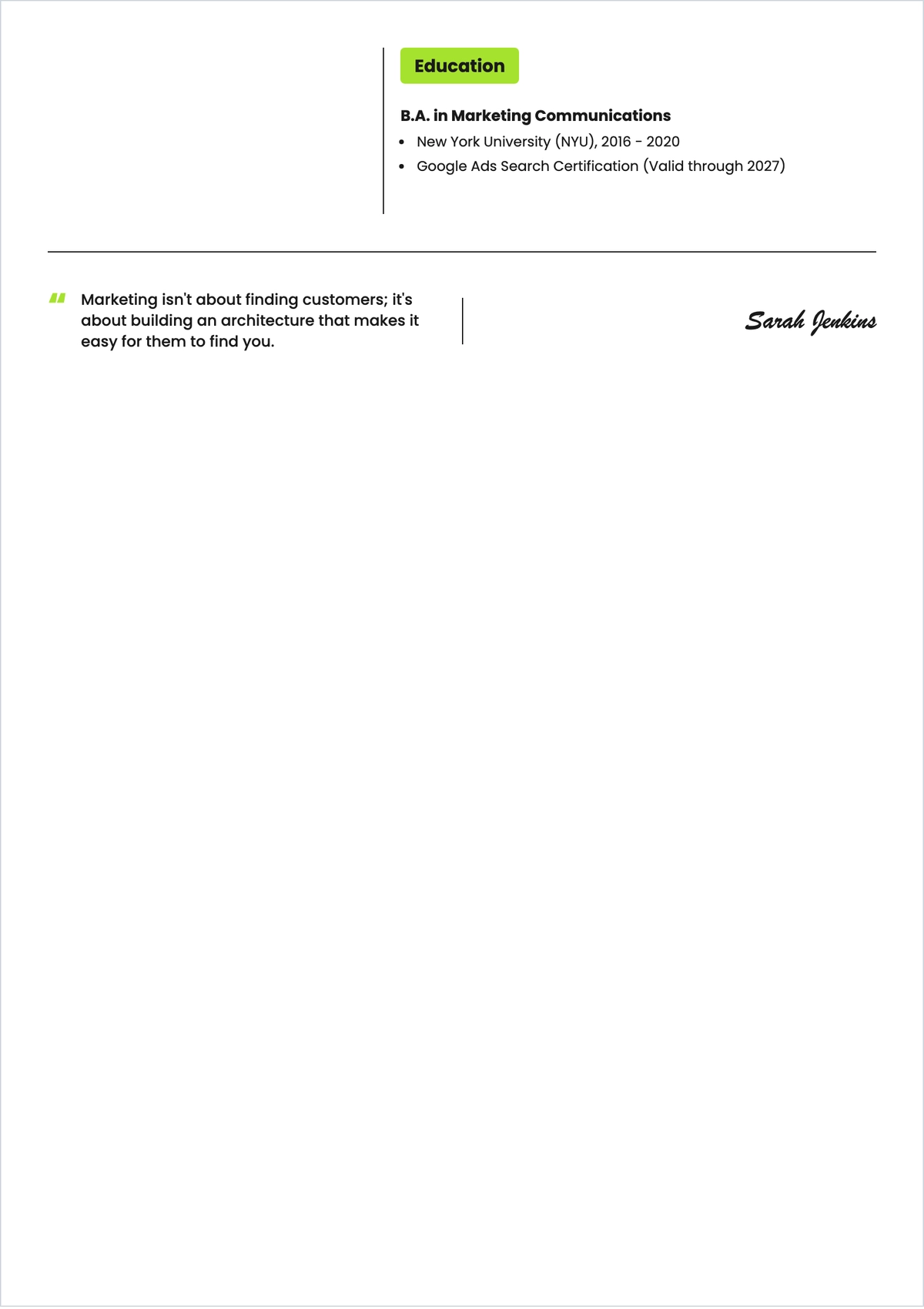 Free Two Column Photo ATS Resume Template, AI Resume Builder
