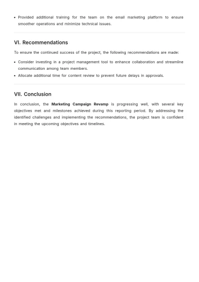 Free Job Format Progress Report Template to Edit Online